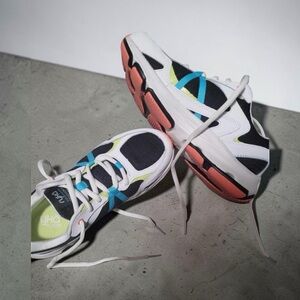 Ryka White Shoes with Lime Green Insole
